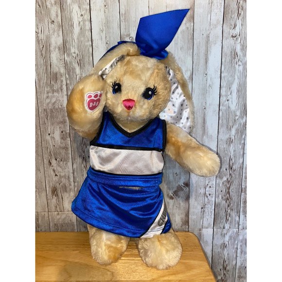 Build A Bear Rabbit Bunny Cheerleader Outfit Plush Toy Stuffed Animal Doll - Picture 6 of 10